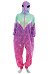 Combinaison Halloween Pyjama Une Pièce Style Mademoiselle Extraterrestre Vêtement de Nuit à Manches Longues