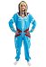 Damen Link Blaues Onesie Pyjama Bodysuit Homewear Lange Arm Kigurumi