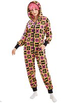 Rosa Onesie Homewear Kigurumi Overall mit Kapuzen Pyjamas Jumpsuit Rosa Onesie Homewear Kigurumi Overall mit Kapuzen Pyjamas Jumpsuit