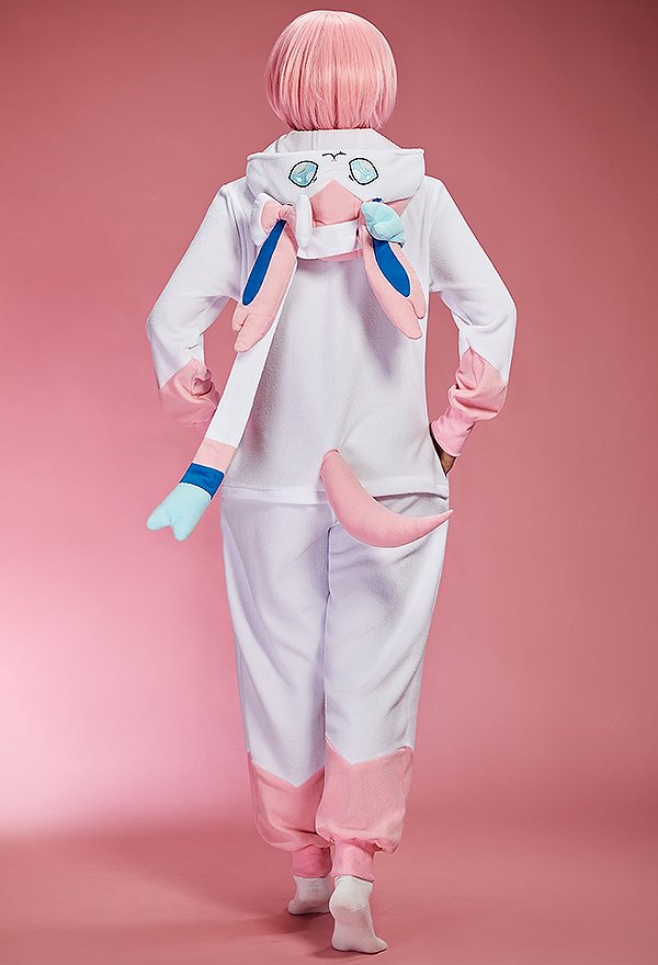 Mujer Onesie Pijama Sylveon Derivada de Loungewear Adulta Kigurumi