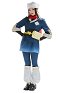 PM Arceus Female Protagonist Akari Cosplay Costume Top and Skirt Set with Scarf