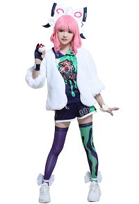 PM Épée et Bouclier DLC Costume de Cosplay Klara Uniforme de Gym avec Manteau et Accessoires