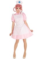 Disfraz De Cosplay Rosa Con Sombrero De Nurse Joy Disfraz De Cosplay Rosa Con Sombrero De Nurse Joy