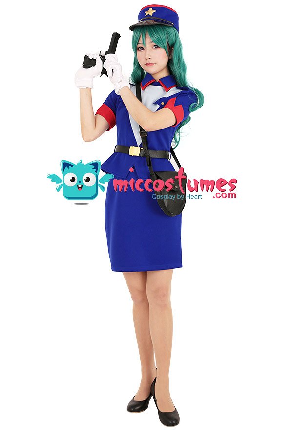 Oficial Vestido de Disfraz de Jenny Cosplay con Gorro y Bolso Oficial Vestido de Disfraz de Jenny Cosplay con Gorro y Bolso