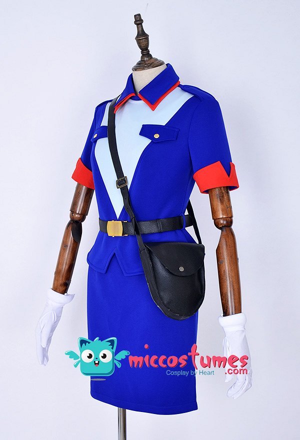 Oficial Vestido de Disfraz de Jenny Cosplay con Gorro y Bolso Oficial Vestido de Disfraz de Jenny Cosplay con Gorro y Bolso