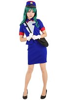 Costume de Cosplay Robe de Officier Jenny avec Chapeau et Sac Costume de Cosplay Robe de Officier Jenny avec Chapeau et Sac