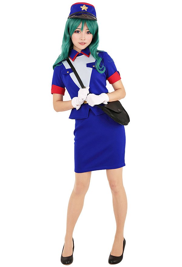 Oficial Vestido de Disfraz de Jenny Cosplay con Gorro y Bolso Oficial Vestido de Disfraz de Jenny Cosplay con Gorro y Bolso