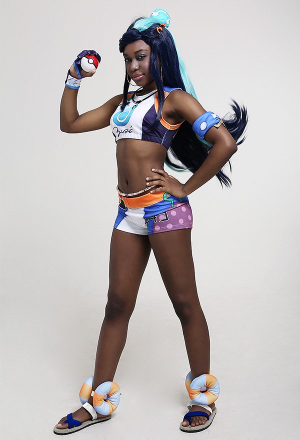 Sword and Shield Gym Leader Nessa Cosplay Costume Sword and Shield Gym Leader Nessa Cosplay Costume