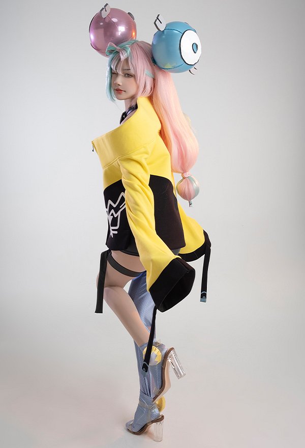 PM Scarlet and Violet Iono Cosplay Jacke Socken Beinen Zubehör Set Cosplay Kostüm PM Scarlet and Violet Iono Cosplay Jacke Socken Beinen Zubehör Set Cosplay Kostüm