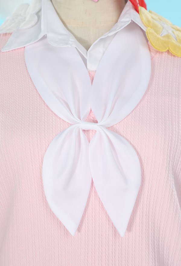 Vocal Disfraz de Cosplay Camisa y Falda a Cuadros Combinados Con Blusa y Bolso