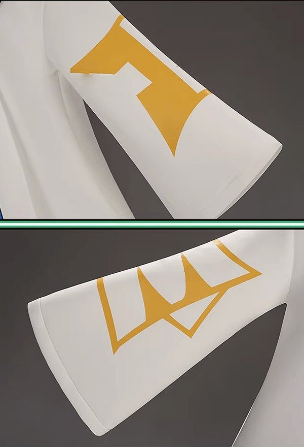 PM Gwynn Cosplay Kostüm Kleid Jacke mit Gürtel und Handschuhen