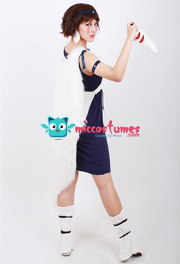 Disfraz Cosplay de princesa Mononoke San