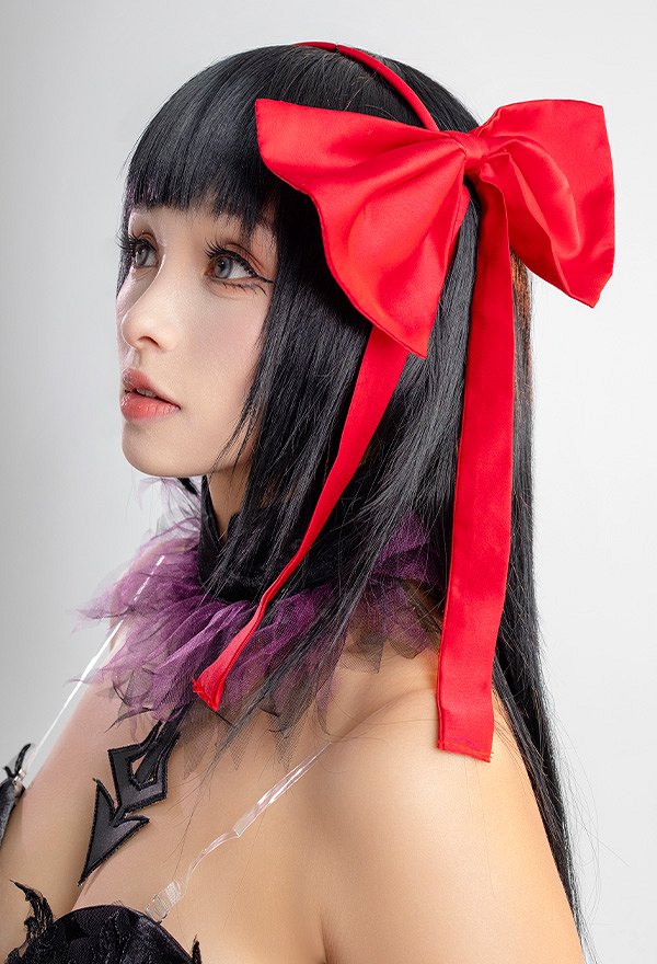 Puella Magi Madoka Magica Costume de Cosplay Devil Homura Akemi Robe Set Puella Magi Madoka Magica Costume de Cosplay Devil Homura Akemi Robe Set