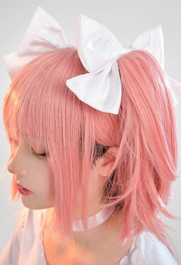PMMM Kaname Madoka Ultimate Goddess Cosplay Costume Vestido de Estrella y Guantes con Calcetines para el Muslo y Tocado