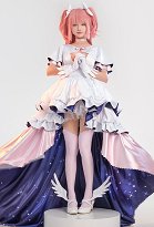 Damen PMMM Magi Magica Goddess Cosplay Kleid Handschuhe Haar Fuß Hals Zubehör Cosplay Kostüm