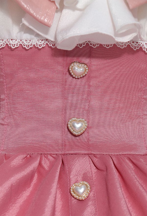 PMMM Kaname Cosplay Costume Dress and Gloves with Thigh Socks and Headdress