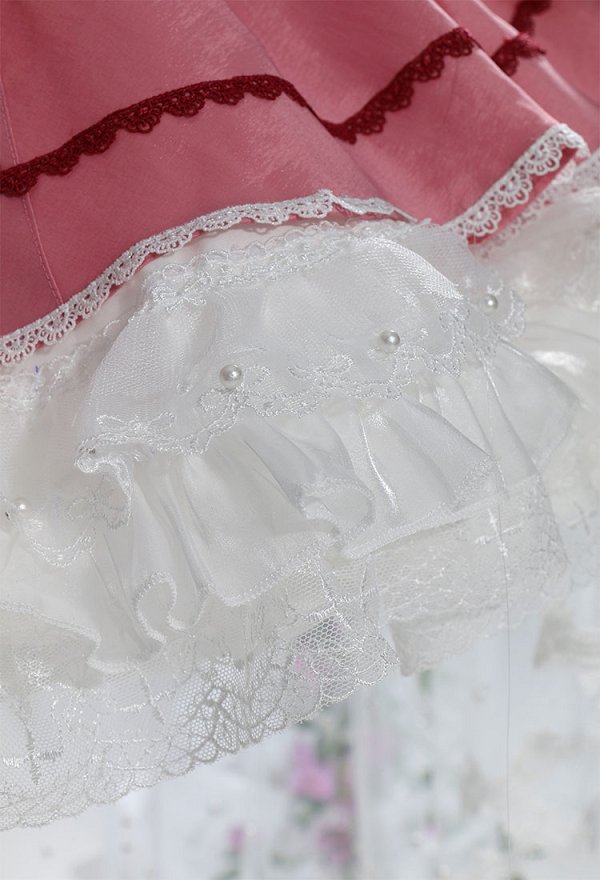 PMMM Kaname Cosplay Costume Dress and Gloves with Thigh Socks and Headdress