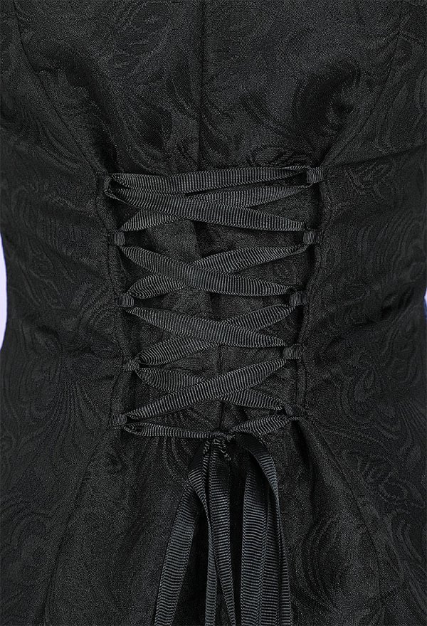 PMMM Magi Magica Homura Disfraz de Cosplay Vestido y Pantalones Cortos de Estilo Qipao Combinados con Medias Hasta los Muslos y Cintas Para el Cabello