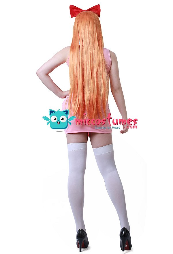 Girls Blossom Bubbles Buttercup Pink Green Blue Adults Cosplay Costume
