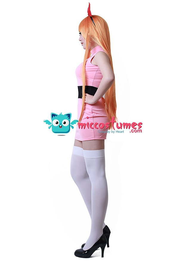 Girls Blossom Bubbles Buttercup Pink Green Blue Adults Cosplay Costume