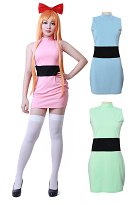 Costume de Cosplay des Filles Blossom Bubbles Buttercup pour Adultes Costume de Cosplay des Filles Blossom Bubbles Buttercup pour Adultes