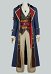 Costume de pirate pour homme cosplay Style océanique vintage Chemise et gilet avec manteau et ceinture