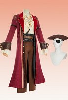 Camisa y pantalones de estilo renacentista Steampunk con abrigo y sombrero Camisa y pantalones de estilo renacentista Steampunk con abrigo y sombrero