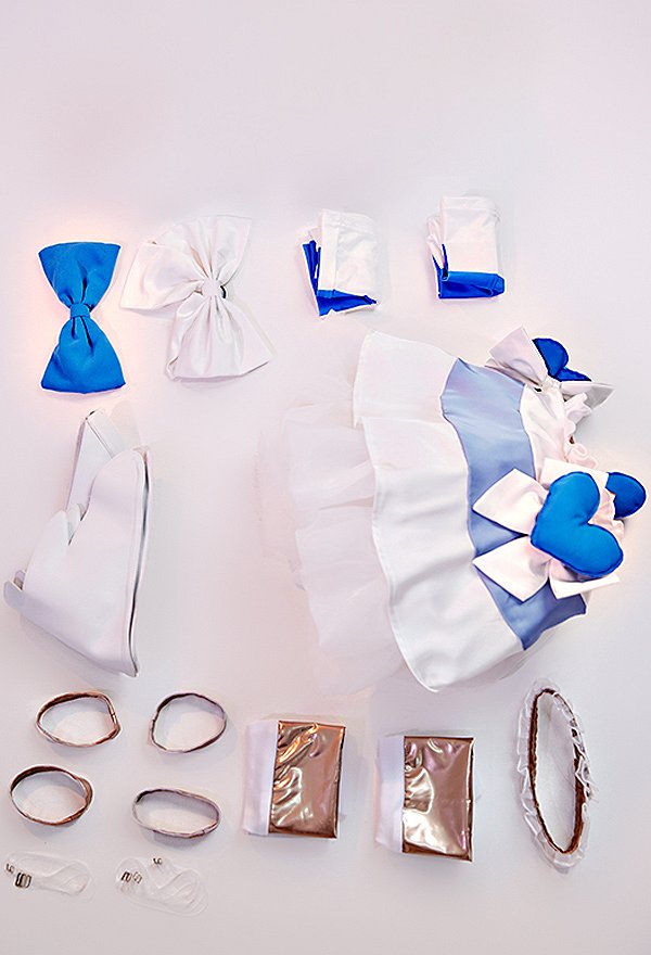 Panty Stocking with Garterbelt Cosplay Stocking Angel Kleid Schleife Choker Socken Flügel Zubehör Set Cosplay Kostüm Panty Stocking with Garterbelt Cosplay Stocking Angel Kleid Schleife Choker Socken Flügel Zubehör Set Cosplay Kostüm