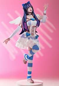 Panty Stocking with Garterbelt Costume de Cosplay Stocking Angel Robe Set avec Accessoires