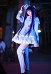 Panty Stocking Cosplay Disfraz de Medias Versión de alta calidad del vestido con sombrero y cinturón