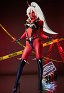 Panty Stocking Kneesocks Cosplay Kostüm Leder Bodysuit und rote Strumpfhose mit Schwanz