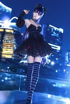Panty Stocking Stocking Cosplay Kostüm Kleid mit Ärmeln und Strümpfen Panty Stocking Stocking Cosplay Kostüm Kleid mit Ärmeln und Strümpfen