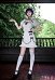 Panty Stocking Stocking Figure Ver Cosplay Kostüm Chinesisches Cheongsam mit Kopfschmuck und Haarspange