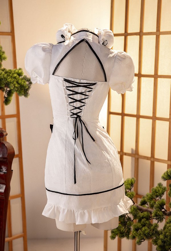 Panty Stocking Stocking Figure Ver Cosplay Kostüm Chinesisches Cheongsam mit Kopfschmuck und Haarspange