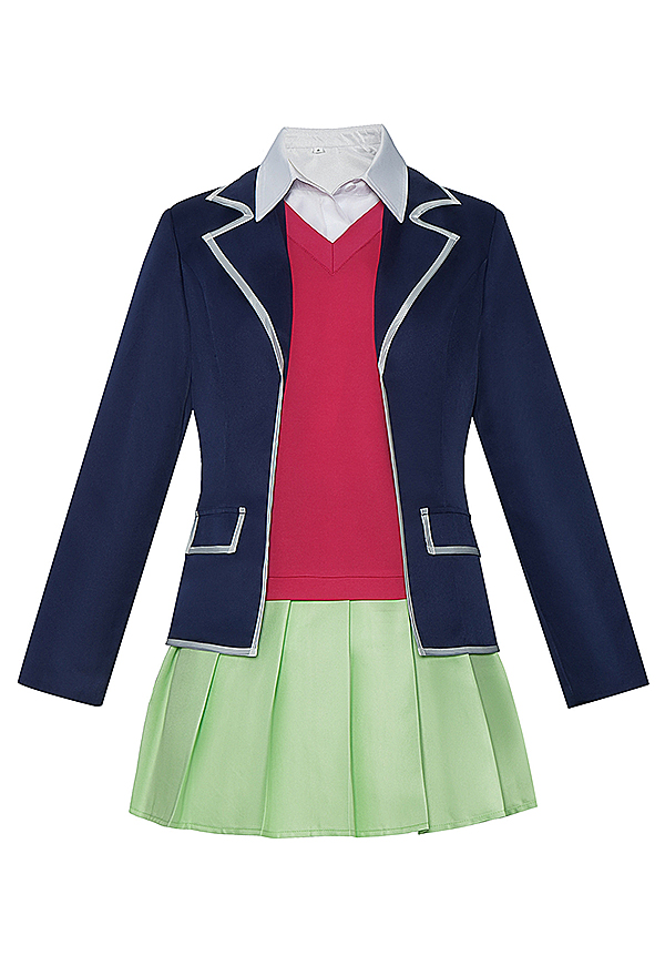 Gotoubun Itsuki Nakano Stage Outfit Cosplay Costume Shirt and Skirt with Vest and Jacket