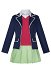Disfraz de Cosplay de Atuendo de Escenario de Itsuki Nakano de Gotoubun con Camisa y Falda con Chaleco y Chaqueta