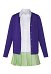 Gotoubun Nino Nakano Stage Outfit Cosplay Costume Shirt and Skirt with Cardigan and Socks