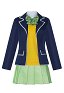 Disfraz de Cosplay de Atuendo de Escenario de Yotsuba Nakano de Gotoubun con Camisa y Falda con Chaleco y Chaqueta