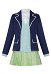 Gotoubun The 3rd Sister Stage Outfit Cosplay Kostüm Bluse und Rock mit Cardigan und Jacke