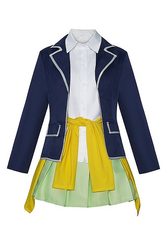 Gotoubun Ichika Nakano Stage Outfit Cosplay Costume Shirt and Skirt with Jacket and Cardigan