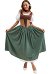 Femmes Halloween Renaissance Costume Médiéval Historique Rétro Robe Corset Top Jupe Ensemble