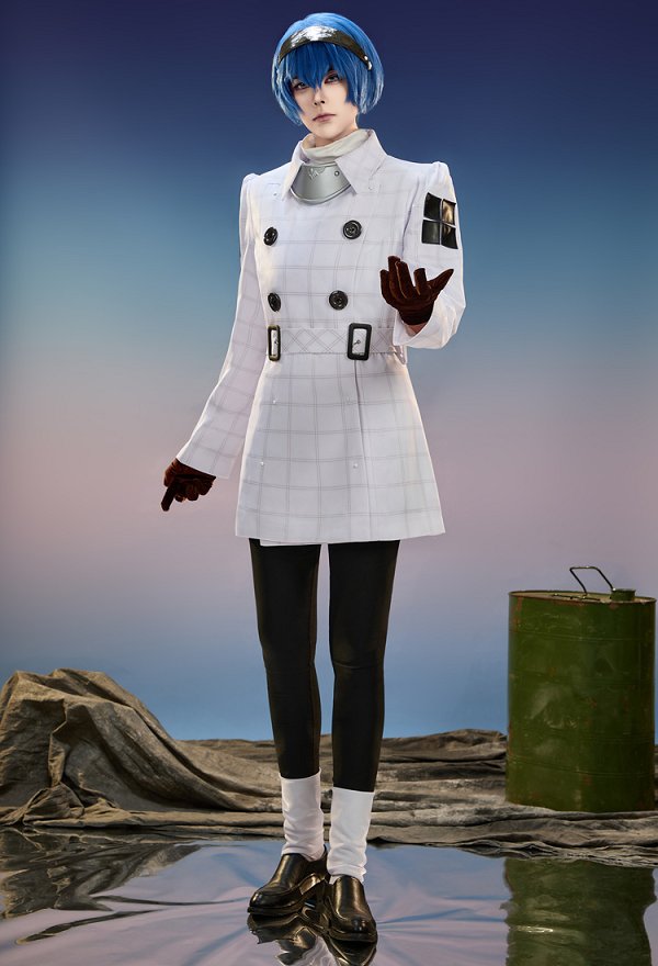 Metaphor: ReFantazio Protagonist Cosplay Kostüm Oberteil und Hose mit Futter und Handschuhen Metaphor: ReFantazio Protagonist Cosplay Kostüm Oberteil und Hose mit Futter und Handschuhen
