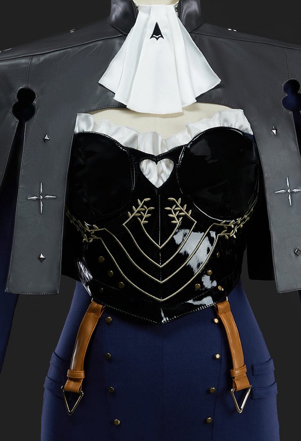 Metaphor: ReFantazio Costume de Cosplay Hulkenberg Combinaison avec cape et plastron