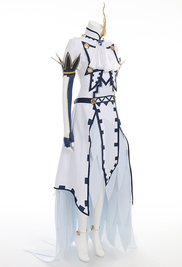 Shuumatsu no Valkyrie Record of Ragnarok Brunhilde Cosplay Costume Long Dress Set