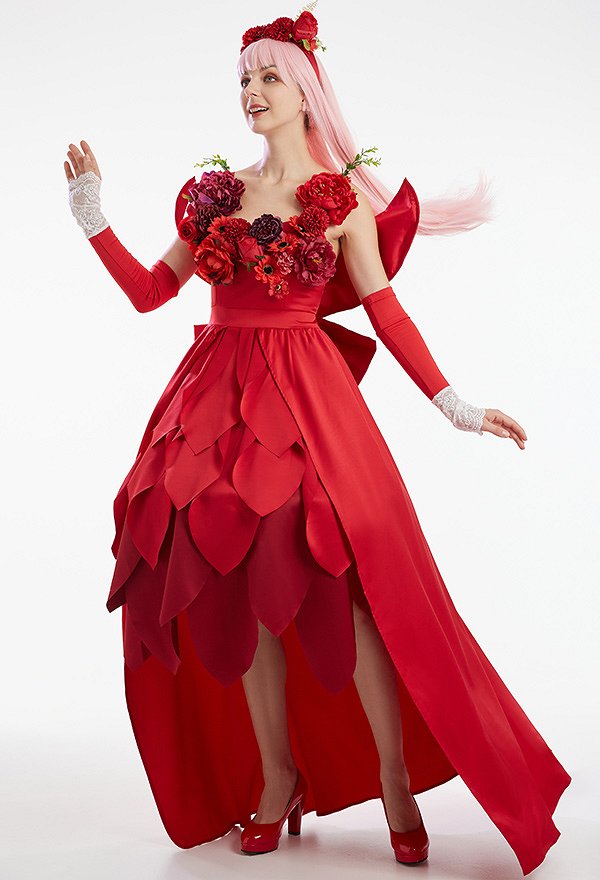 The Dragon and the Freckled Princess Belle Cosplay Costume Dress Set The Dragon and the Freckled Princess Belle Cosplay Costume Dress Set