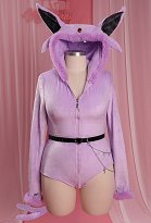Plus Size PM Derivative Fluffy Bodycon Romper Furry Hooded Bodysuit Sleepwear with Tail and Socks Plus Size PM Derivative Fluffy Bodycon Romper Furry Hooded Bodysuit Sleepwear with Tail and Socks