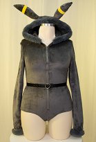 Plus Size PM Derivative Fluffy Bodycon Romper Sexy Lingerie Blue Furry Hooded Bodysuit Homewear with Tail Belt and Socks Plus Size PM Derivative Fluffy Bodycon Romper Sexy Lingerie Blue Furry Hooded Bodysuit Homewear with Tail Belt and Socks