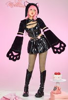 Sexy Kawaii Katez Set Lingerie Brust Cutout Crop Top Rock Anzug Dessous mit Katzenpfote Handschuhe Gürtel Netzstrümpfe Sexy Kawaii Katez Set Lingerie Brust Cutout Crop Top Rock Anzug Dessous mit Katzenpfote Handschuhe Gürtel Netzstrümpfe