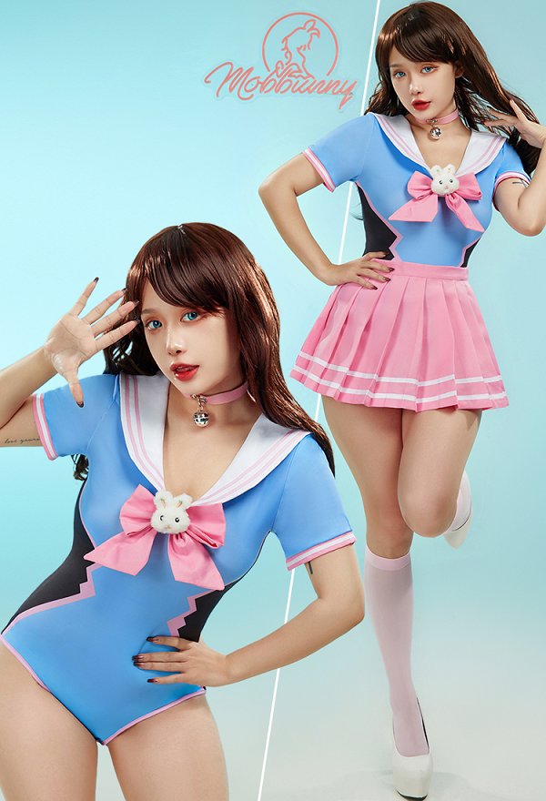 OW Dva Derivative Bodysuit Rosa Blau Sexy Lingerie HIgh Cut Kawaii Dessous OW Dva Derivative Bodysuit Rosa Blau Sexy Lingerie HIgh Cut Kawaii Dessous