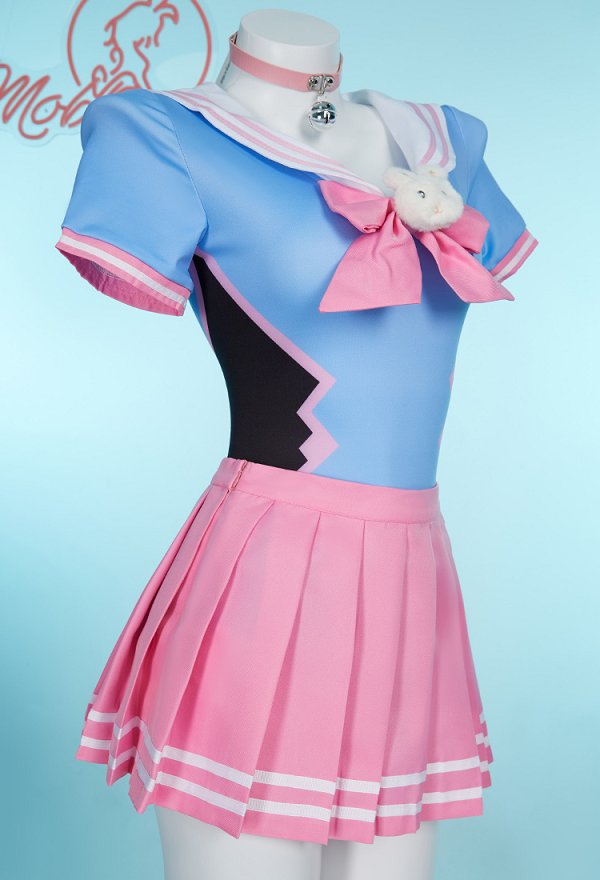 OW Dva Derivative Bodysuit Rosa Blau Sexy Lingerie HIgh Cut Kawaii Dessous OW Dva Derivative Bodysuit Rosa Blau Sexy Lingerie HIgh Cut Kawaii Dessous